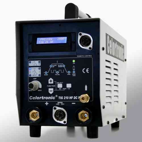 WIG Inverter Schweissmaschine, Celortronic® TIG 210 HF DC P, 230 V